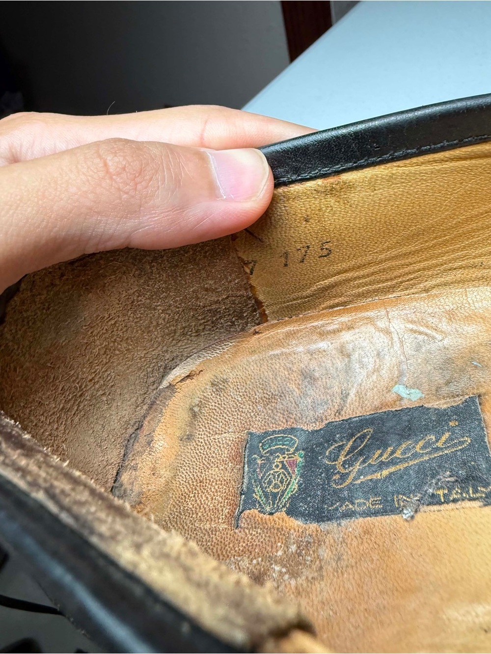 Vintage Gucci Early Tom Ford Era Horsebit Loafers Shoes see measurements - Picture 13 of 16